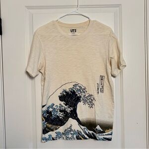 Uniqlo Hokusai Blue “The Great Wave Off Kanagawa” T-Shirt, Small